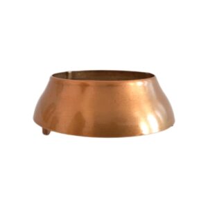 Ghiera in bronzo con fiamma in vetro – Altezza cm 13 – Diametro base cm 6,5