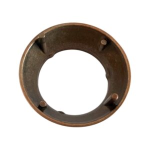 Ghiera in bronzo con fiamma in vetro – Altezza cm 13 – Diametro base cm 6,5