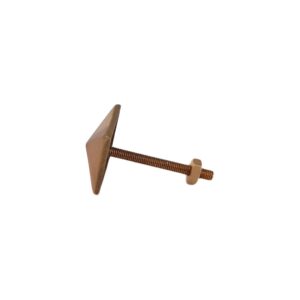 Borchia piramidale bordata in bronzo (non portante)