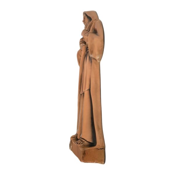 Targa in bronzo per lapide con bassorilievo San Francesco da Paola - immagine 2