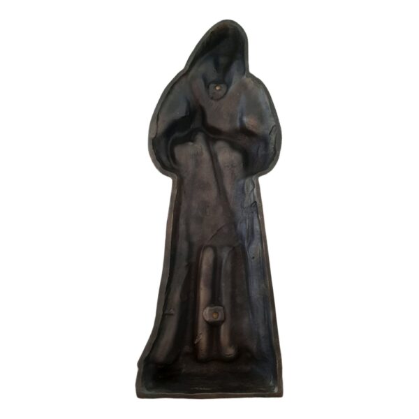 Targa in bronzo per lapide con bassorilievo San Francesco da Paola - immagine 4