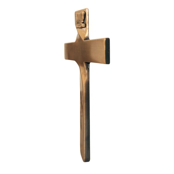 Croce in bronzo semplice - Linea Olpe - immagine 2